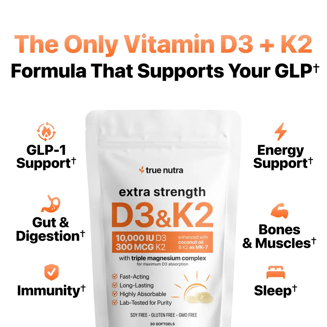 Vitamin D3 & K2 – True Nutra